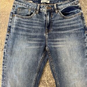 Vigoss Blue Slim Jeans with Vintage Fading